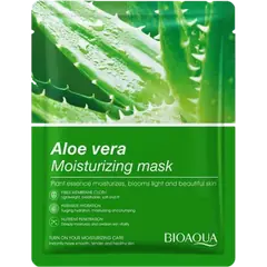 Bioaqua Aloe Vera Moisturizing Sheet Mask 25g - 6976068957898 - Rokomari